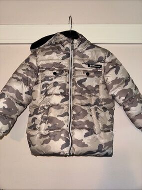Camo Puffer Jacket with Hood | 4T - extreme outfitters couture
